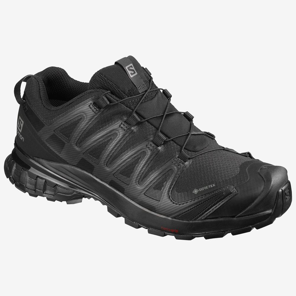 Buty Trekkingowe Damskie Salomon XA PRO 3D V8 GORE TEX - Czarne - Polska (410-DYNXEU)